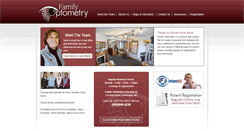 Desktop Screenshot of family-optometry.com