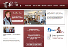 Tablet Screenshot of family-optometry.com